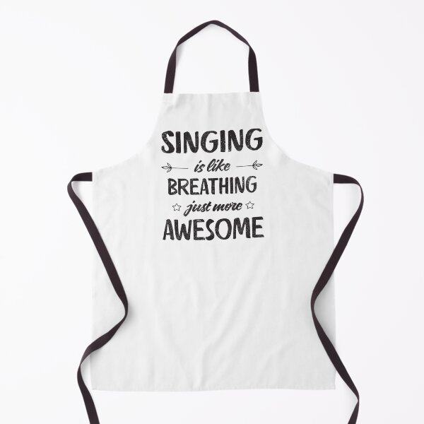 Item preview, Singing is like breathing just more awesome designed and sold by Line2Rhyme.