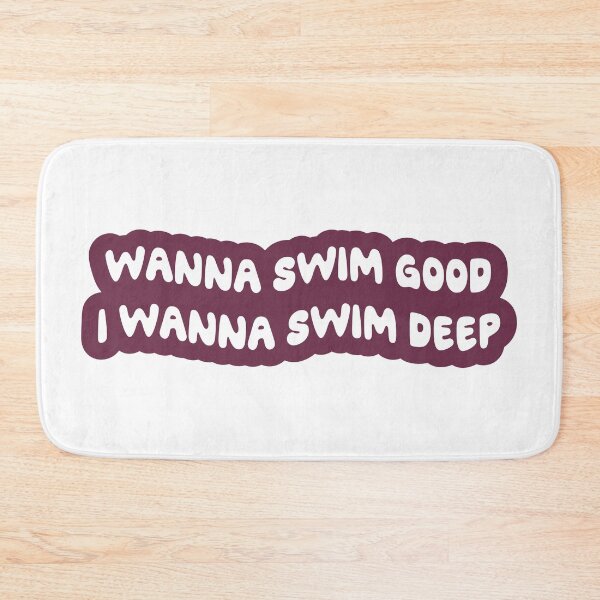 Item preview, wanna swim good and i wanna swim deep - olivia dean designed and sold by Aesthetic Crew.