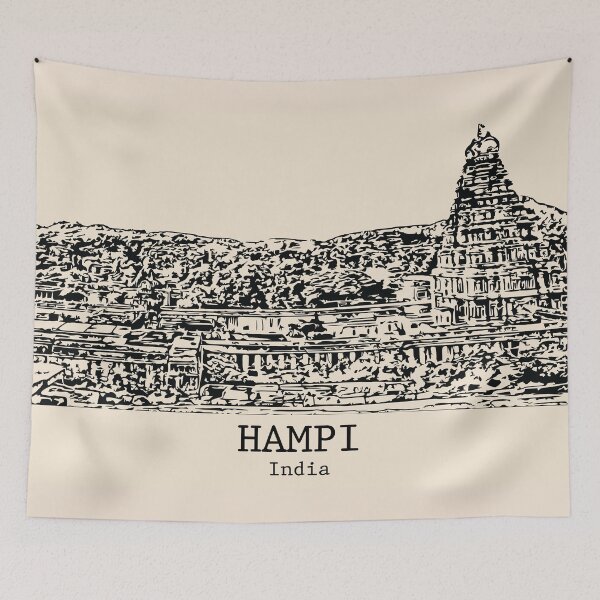 Item preview, Hampi - India designed and sold by Lakeric Cityscapes.