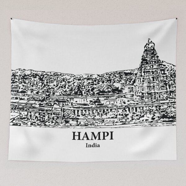 Item preview, Hampi - India designed and sold by Lakeric Cityscapes.