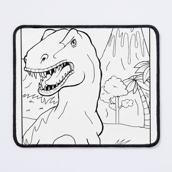 Item preview, Dinosaur #6 Coloring Page Pattern designed and sold by DavidColoring.