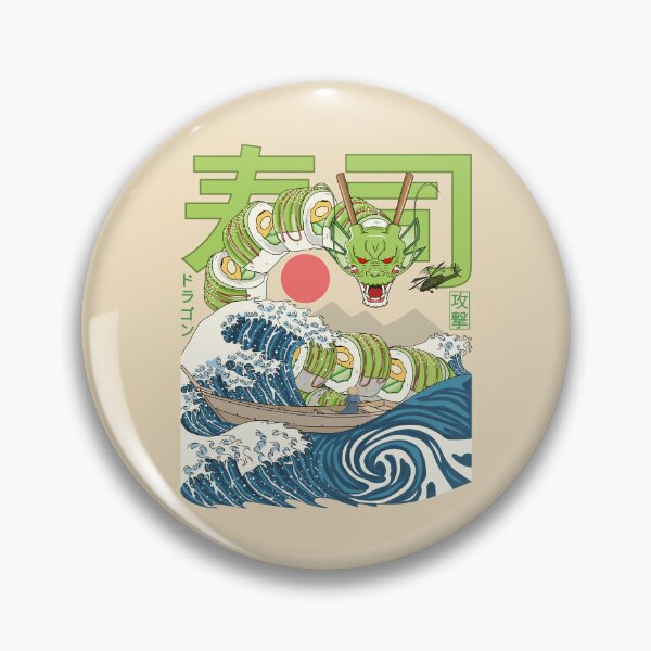 Item preview, The Great Dragon Roll off Kanagawa  designed and sold by TheMutantPencil.