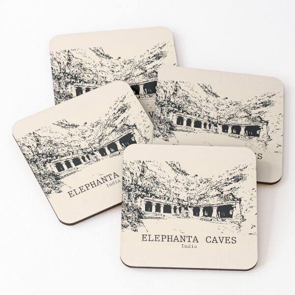 Item preview, Elephanta Caves - India designed and sold by Lakeric Cityscapes.