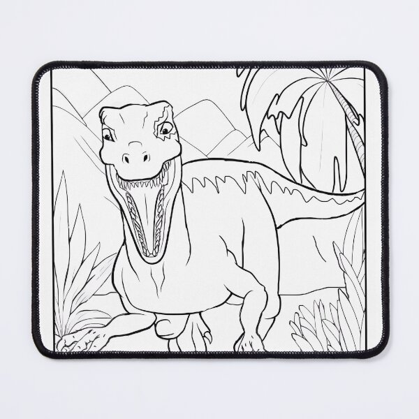 Item preview, Dinosaur #10 Coloring Page Pattern designed and sold by DavidColoring.