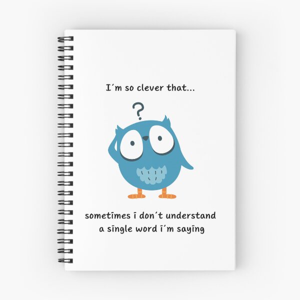 Item preview, Too Clever for My Own Good designed and sold by WaluetteShop.
