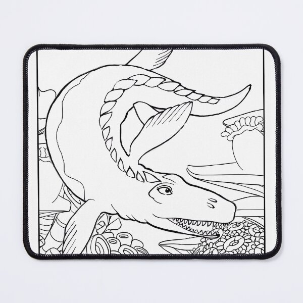 Item preview, Dinosaur #12 Coloring Page Pattern designed and sold by DavidColoring.