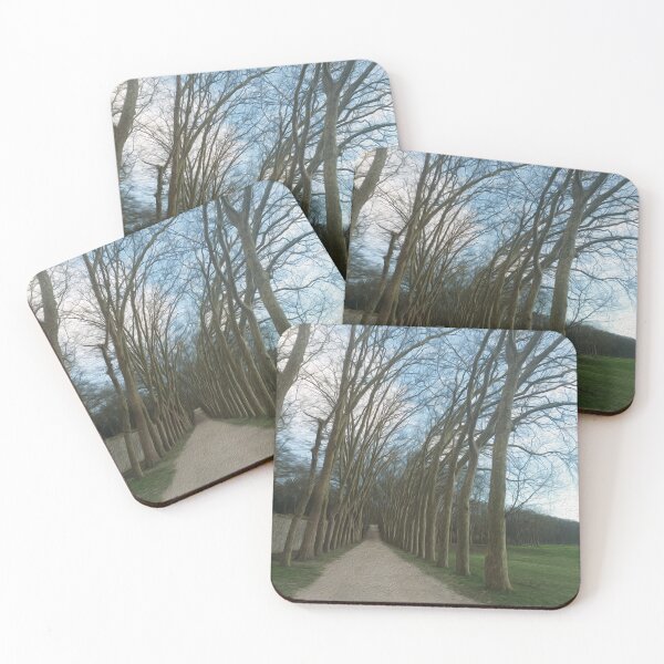 Item preview, Avenue of old trees in winter designed and sold by Leuil.