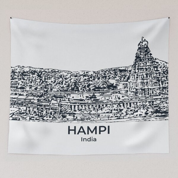 Item preview, Hampi - India designed and sold by Lakeric Cityscapes.