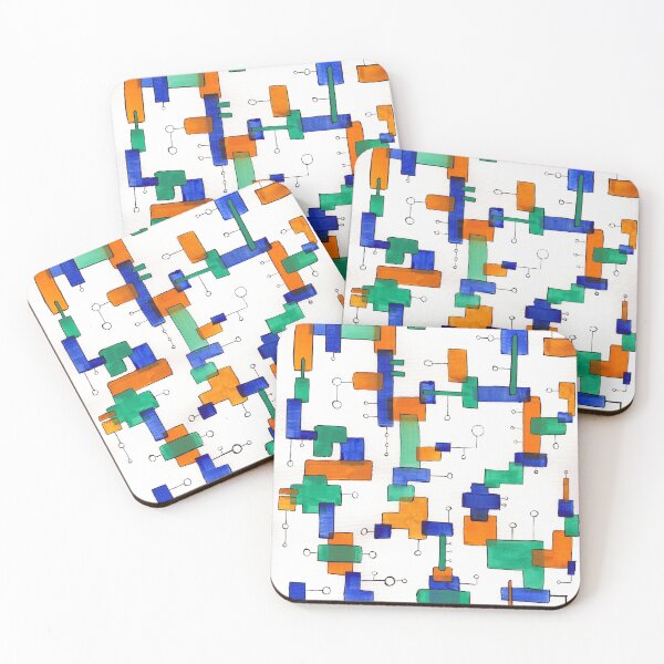 Item preview, Squares and circles designed and sold by Abstraktera.