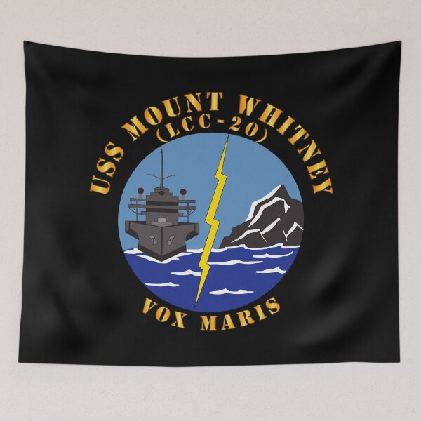 Item preview, Navy - USS Mount Whitney (LCC20) - Vox Maris wo Border X 300 designed and sold by Military Insignia Products.