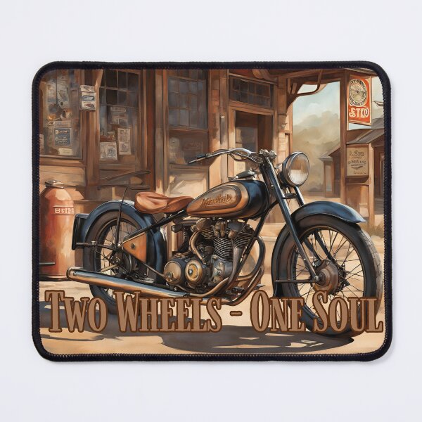 Item preview, Two Wheels, Two Wheels - One Soul, Motor, Classic, Vintage, Motorycle, designed and sold by GOLDENGARDENART.