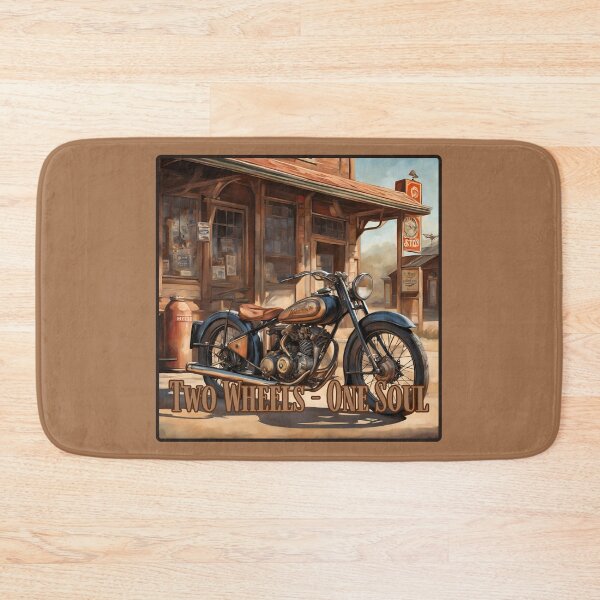 Item preview, Two Wheels, Two Wheels - One Soul, Motor, Classic, Vintage, Motorycle, designed and sold by GOLDENGARDENART.