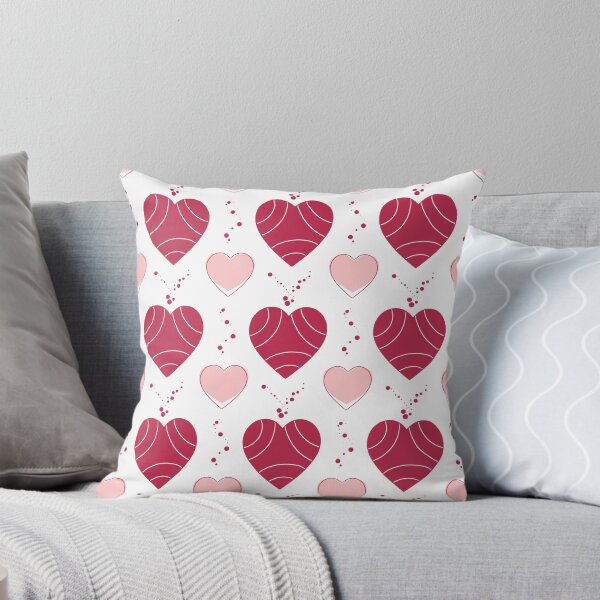 Item preview, Valentine's lovely hearts red simple pattern designed and sold by RozhmarisArt.
