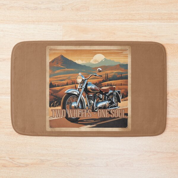 Item preview, Copy of Two Wheels, Two Wheels - One Soul, Motor, Classic, Vintage, Motorycle, designed and sold by GOLDENGARDENART.