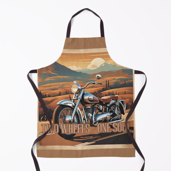 Item preview, Copy of Two Wheels, Two Wheels - One Soul, Motor, Classic, Vintage, Motorycle, designed and sold by GOLDENGARDENART.