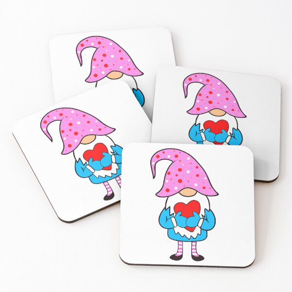 Item preview, Cute Valentine Gnome designed and sold by Sartoris Art.
