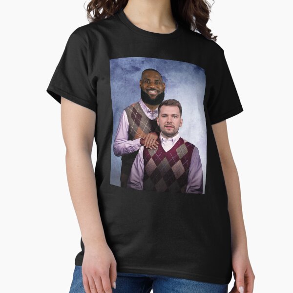 Aperçu de l'œuvre LeBron et Luka, duo de frères des Lakers créée et vendue par studioamsel.