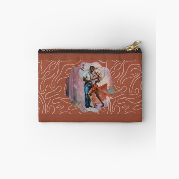 Item preview, Salsa Dancing Figures Couple in Love Oil Painting Valentine's Day designed and sold by Dariia Zhyrova.
