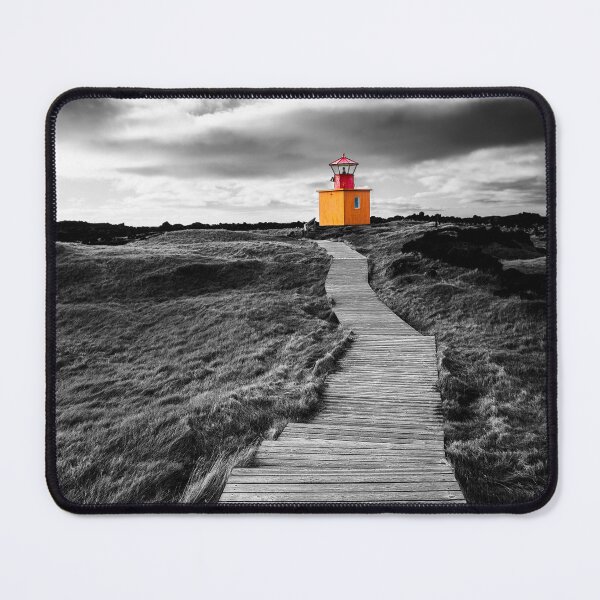 Item preview, Little orange lighthouse of Öndverðarnes, black and white version designed and sold by Pascal-F.
