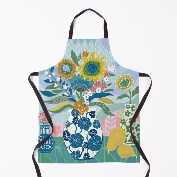Item preview, Fresh cut flowers in decorative vases designed and sold by Janet Broxon.