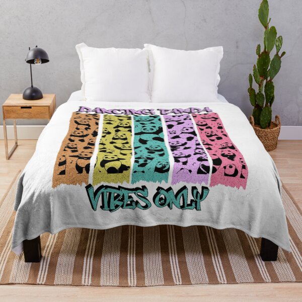 Item preview, Dancing Panda Vibes Only Colorful Retro Graphic designed and sold by MoeTiff.