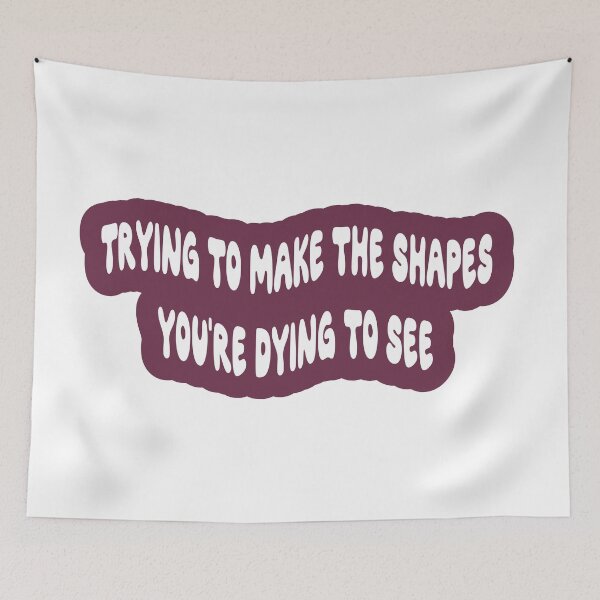 Item preview, trying to make the shapes you're dying to see - olivia dean designed and sold by Aesthetic Crew.
