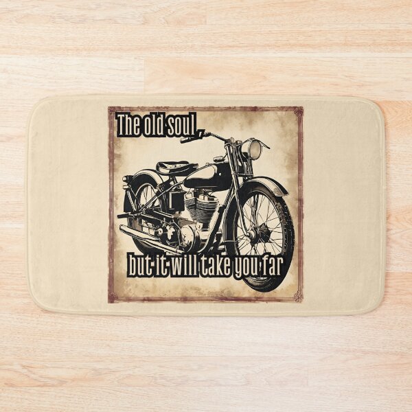Item preview, Copy of Copy of Two Wheels, Two Wheels - One Soul, Motor, Classic, Vintage, Motorycle, designed and sold by GOLDENGARDENART.