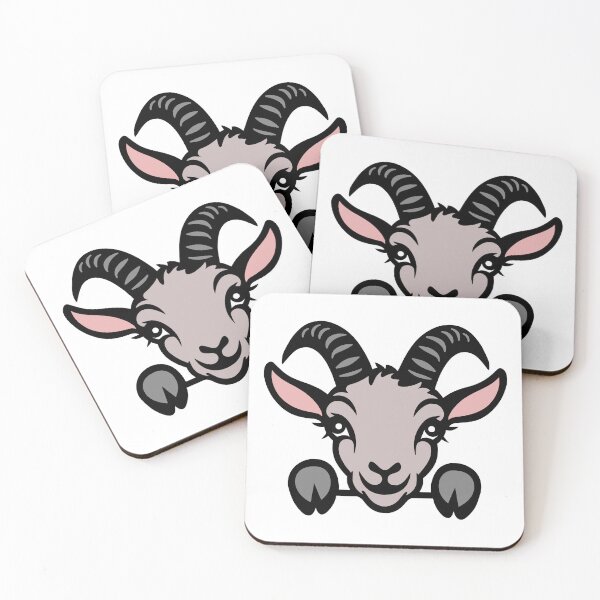 Item preview, Peeking Goat Cute Farm Animal designed and sold by theartfulaspie.