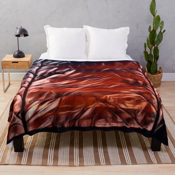 Item preview, Red Sky Tree Line In Expressive Blend designed and sold by Fearless-Fox.