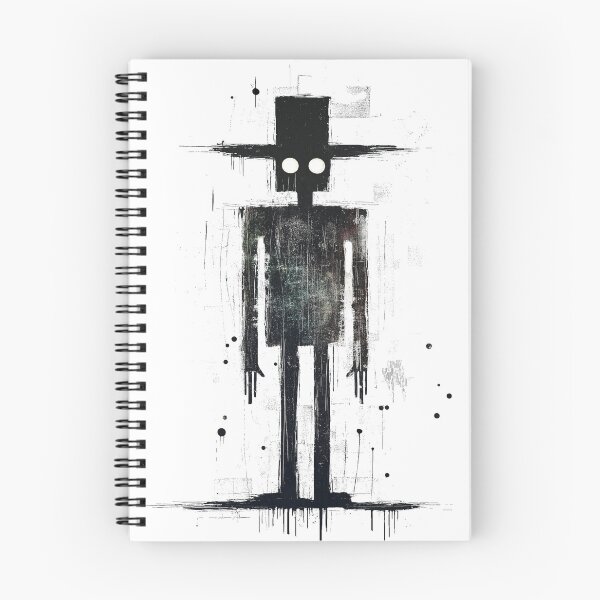Item preview, Drawn In Darkness. Grunge splatter character. No Text Version. designed and sold by Shoot-The-Moon.