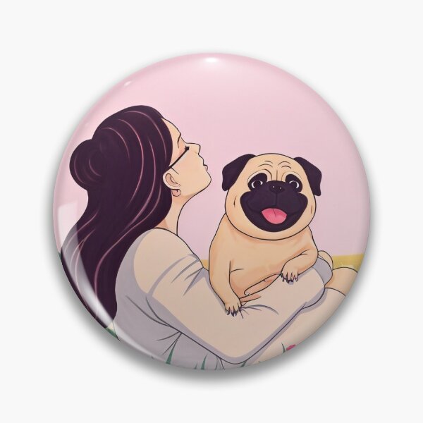 Item preview, Baby Pug in floral field designed and sold by Nolan6.