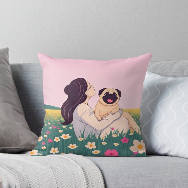 Item preview, Baby Pug in floral field designed and sold by Nolan6.