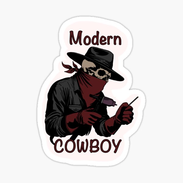 Aperçu de l'œuvre Cowboy moderne créée et vendue par Canterinosart.