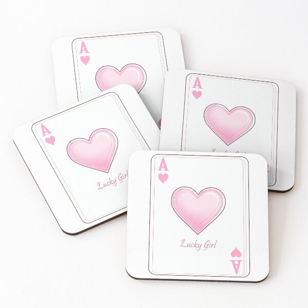 Item preview,  "Lucky Girl" Playing Card Art designed and sold by Ice Diamond Designs.