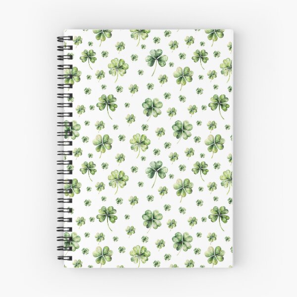 Artikelvorschau, St. Patricks Day Kleeblätter - weißer Hintergrund entworfen und verkauft von mooncatcrystals.