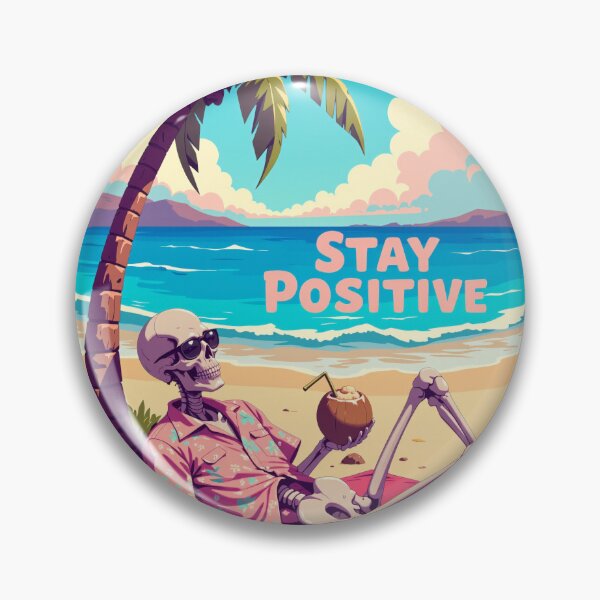 Item preview, Stay Positive: A Castaway's Paradise Found designed and sold by FortuneWildCat.
