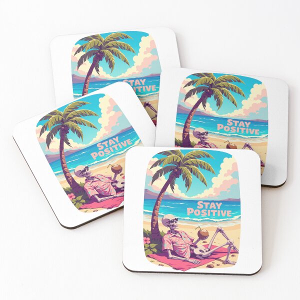 Item preview, Stay Positive: A Castaway's Paradise Found designed and sold by FortuneWildCat.