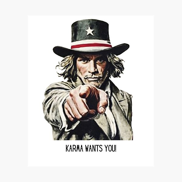 Item preview, Karma Wants You! – Captain Jack design designed and sold by VisionaryStyle.