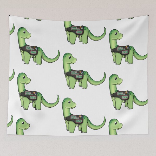 Item preview, Autism Assistance Dino designed and sold by flyre-flinnigan.