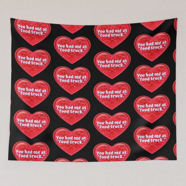 Item preview, HEART:  You had me at "food truck." - funny valentines signs designed and sold by DesignsFromTW-S.