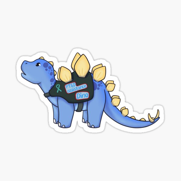 Artikel-Vorschau von PTSD-Hilfe Dino, designt und verkauft von flyre-flinnigan.