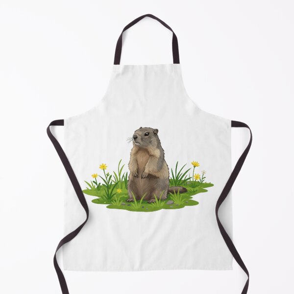 Item preview, Curious Marmot Standing in a Lush Green Meadow designed and sold by Keith Fraley.