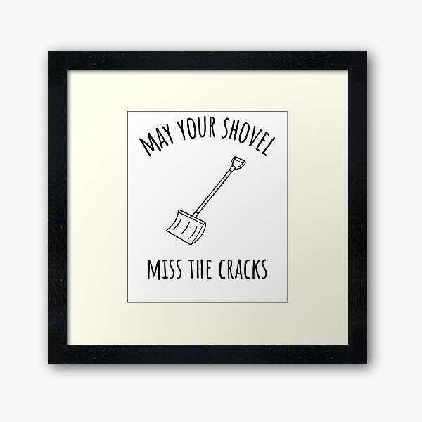 Item preview, Funny Snow Shoveling Humor designed and sold by Huhnerdieb Apparel.