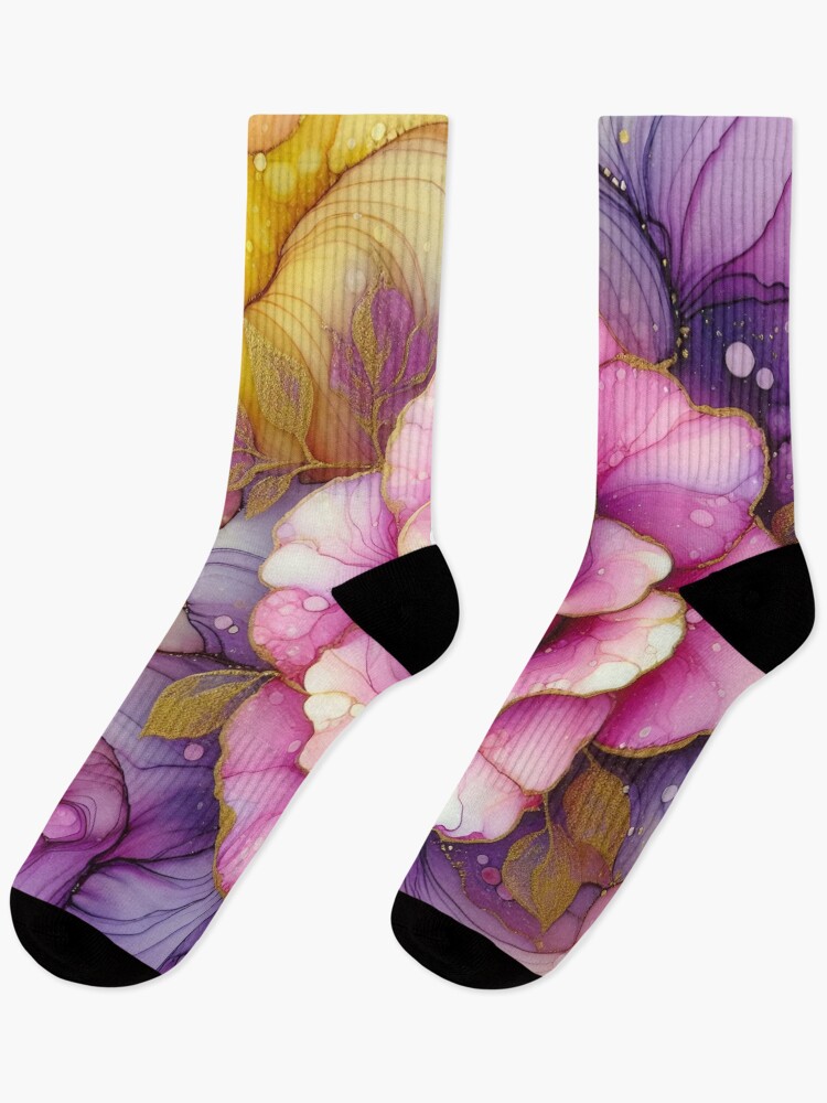 Thumbnail 1 of 5, Socks, Pink Rose  designed and sold by GraphicsClub.