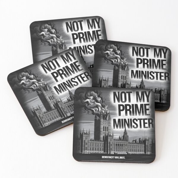 Item preview, Not My Prime Minister – Bold Protest Streetwear Design designed and sold by TrendSh0p.