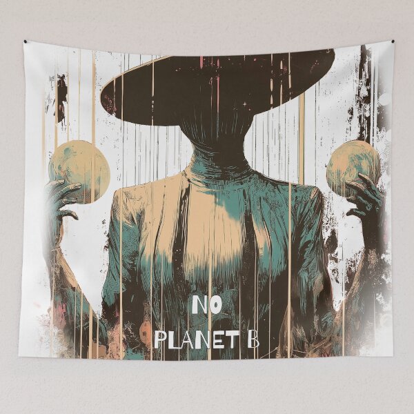 Item preview, No Planet B. Environmental awareness. Mother Earth. Text Version. designed and sold by Shoot-The-Moon.