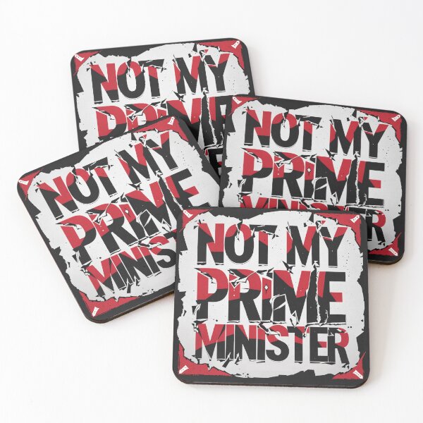 Item preview, Not My Prime Minister – Bold Protest Streetwear Design designed and sold by TrendSh0p.