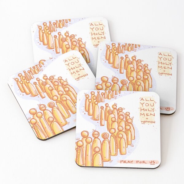 Item preview, all you holy men and women, pray for us designed and sold by dimsdoodles.