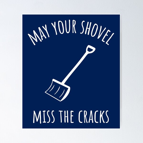 Item preview, Funny Snow Shoveling Humor designed and sold by Huhnerdieb Apparel.