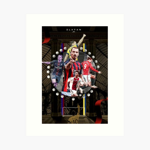Vista previa del artículo con la obra «Póster de “El Grande” de Zlatan Ibrahimovic», diseñado y vendido por Lewtradarts.